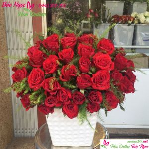 Hoa hồng đỏ tặng bạn gái HTM-34018